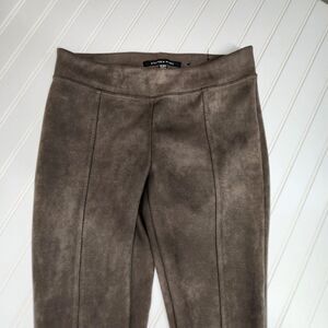 Andrew Marc | Women's Side‎ Zip Skinny Ankle Sueded Pants 8R